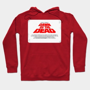 Dawn of the Dead VHS Label Hoodie